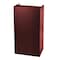 Adiroffice Wood Mobile Presentation Podium Lectern Stand with Shelves in Mahogany ADI661-07-MA-MK - alternate 7